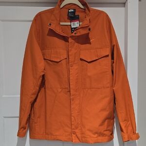 Nike Men's Vibrant Orange Shirt Jacket